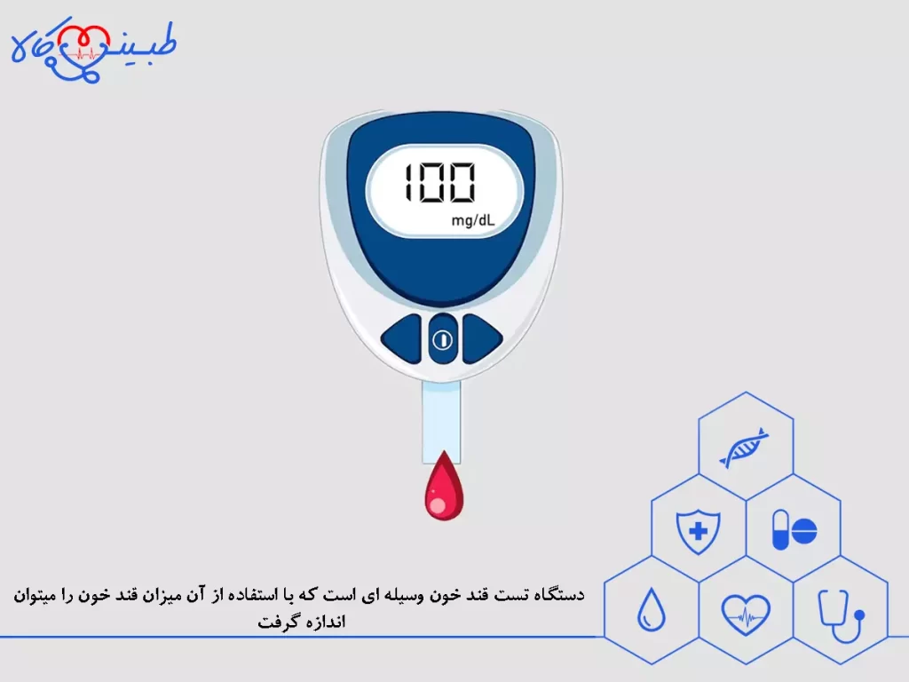 گلوکومتر یک دستگاه تست قند خون است